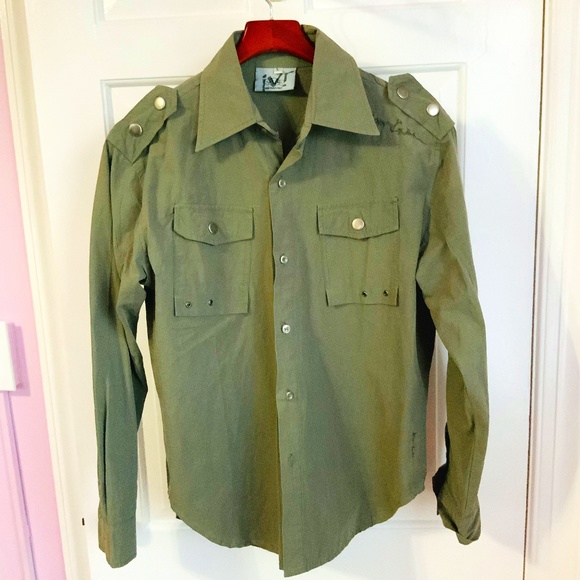JVT Men’s Cotton Cargo Shirt - Picture 1 of 6